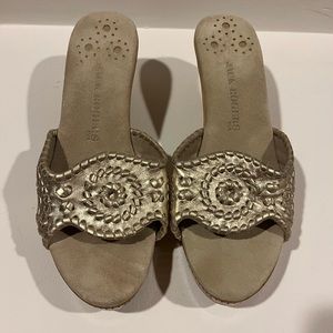 Jack Rogers suede wedges in 8.5